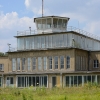 Abfertigungsgebäude mit Tower Flughafen Leipzig-Mockau